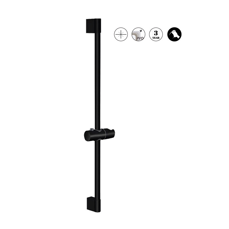 Thanh trượt sen tắm màu đen, màu chrome gá tay sen mạ PVD- hàng cao cấp