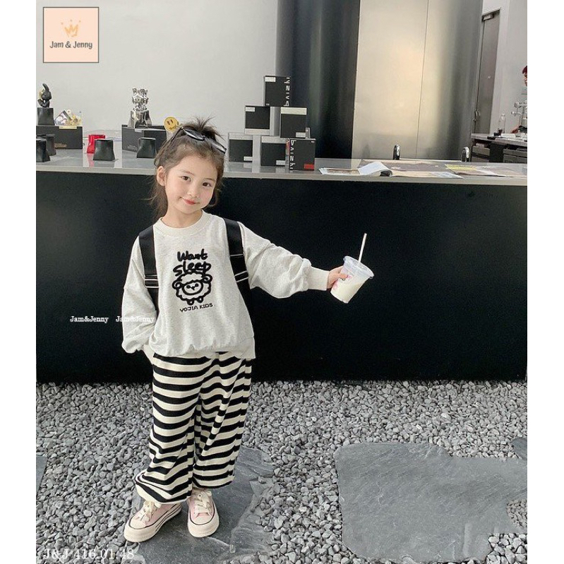 Bộ nỉ da cá hình chú cừu Melisa-HÀNG SALE KHÔNG ĐỔI TRẢ