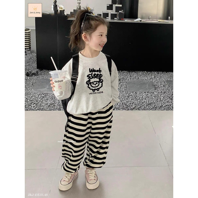 Bộ nỉ da cá hình chú cừu Melisa-HÀNG SALE KHÔNG ĐỔI TRẢ