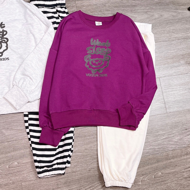 Bộ nỉ da cá hình chú cừu Melisa-HÀNG SALE KHÔNG ĐỔI TRẢ