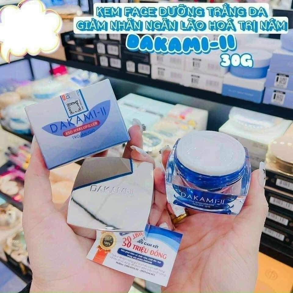 Kem dưỡng trắng da DAKAMI 2, xóa nám mờ tàn nhang 30g
