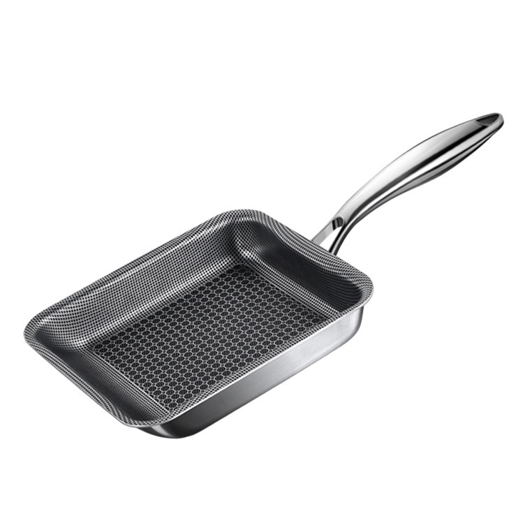 Chảo inox y tế 316 phủ gốm tổ ong chống dính YZSG316