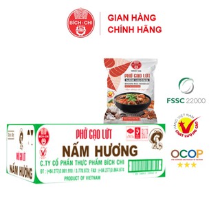 Phở Gạo Lứt Nấm Hương Ăn Liền Bích Chi [Thùng 30 gói]