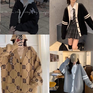 Áo khoác cadigan chất dày dặn siêu đẹp hot 2023 HOTTREND - Áo thun tay lỡ nam nữ unisex freesize form rộng 65kg