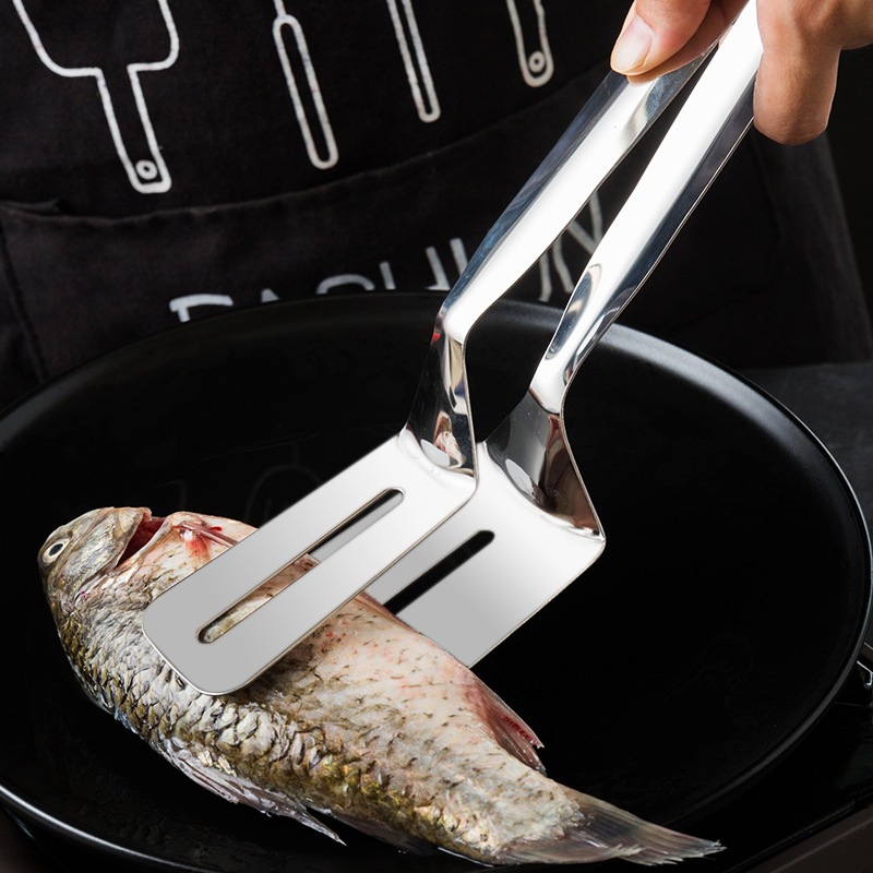 Kẹp gắp thức ăn đồ lạnh và nóng bằng inox 304 không rỉ - GDAH