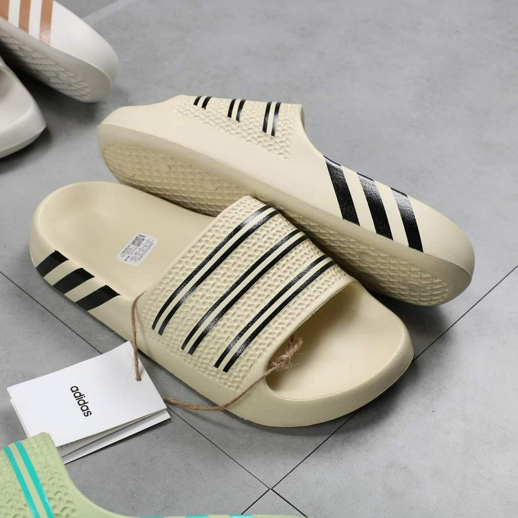 Bản PRO "Chính Hãng" Dép Adidas Adilette Ayoon Nam Nữ, Đế Cao Su EVA 2 Màu Siêu Nhẹ, Mẫu Mới Hot Trend