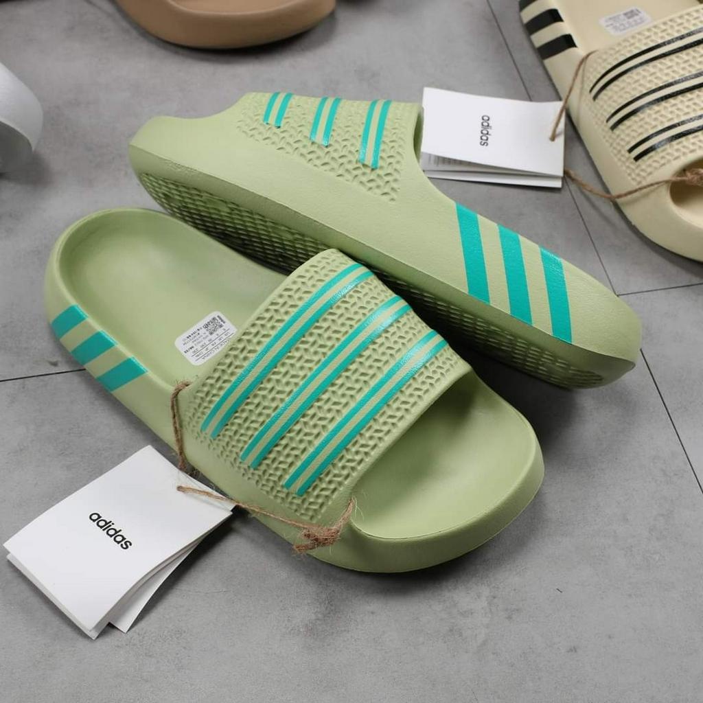 Bản PRO "Chính Hãng" Dép Adidas Adilette Ayoon Nam Nữ, Đế Cao Su EVA 2 Màu Siêu Nhẹ, Mẫu Mới Hot Trend