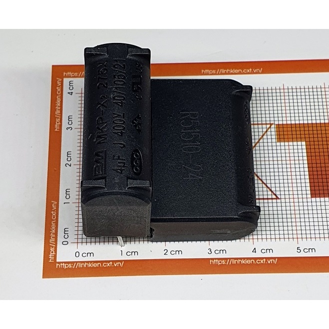 Tụ bếp từ MKP 275VAC chân thẳng 0.2uF 4uF 5uF 6uF 7uF 10uF