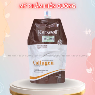 [Chính Hãng + Free Ship] Kem Hấp - Ủ- Xả Phục Hồi Tóc Collagen Karseell Maca Dạng Túi 500Ml