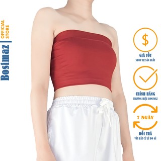 Áo ống Croptop Nữ Bosimaz CS011 quây ngực không dây, thun co giãn 4 chiều, vải đẹp dày, thoáng mát không xù lông.