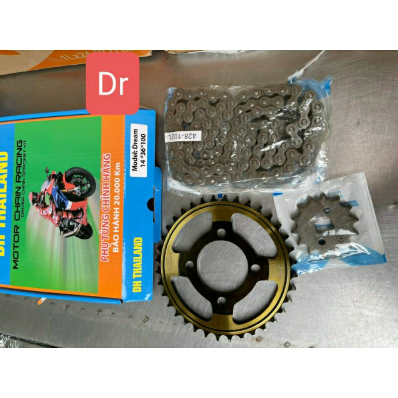 Nhông Sên Dĩa - Nhông xích DH Thái Dream/wave rs/ju,si Hàng Chất Lượng cao.bền bỉ