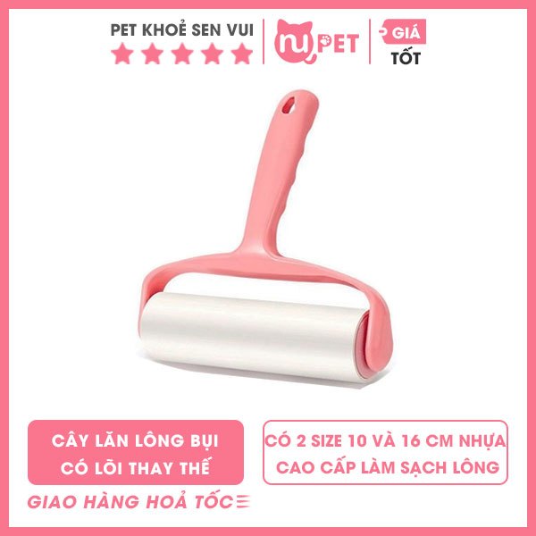Cây lăn lông chó mèo Nupet | Dụng cụ vệ sinh lông thú cưng tiện lợi