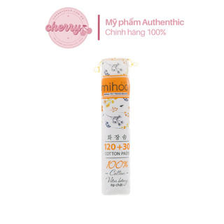 Bông tẩy trang Mihoo 120+30 Cotton Pad