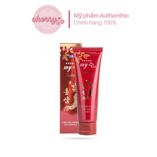 Sữa rửa mặt my gold korea red ginseng foam cleansing