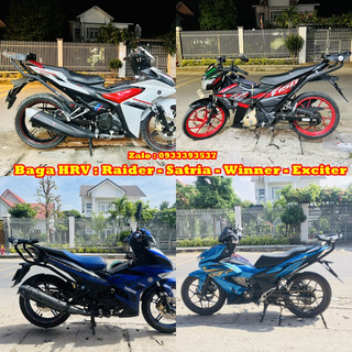 Baga Givi HRV Raider Fi - Satria - Winner 150/X - Eciter 150 Tặng kèm đế lắp thùng
