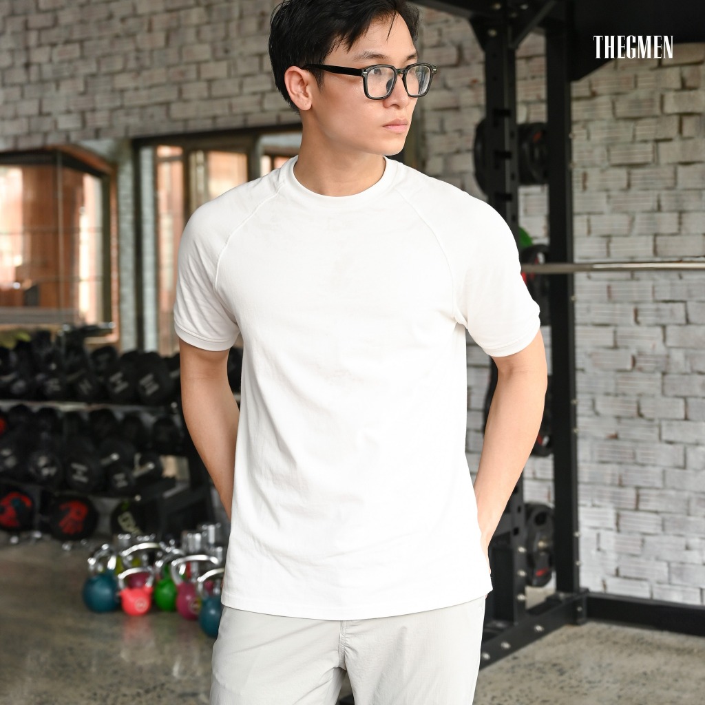 Áo thun Raglan T - Shirt 100% Cotton, form Slimfit - THE GMEN ELEGANT EST 2017