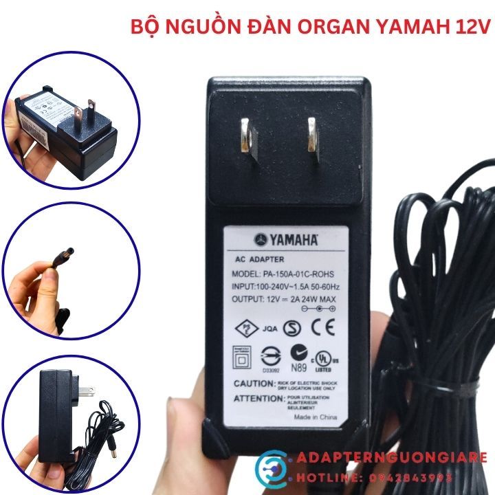 Adapter nguồn đàn Organ Yamaha PA-300 16V 2.4A