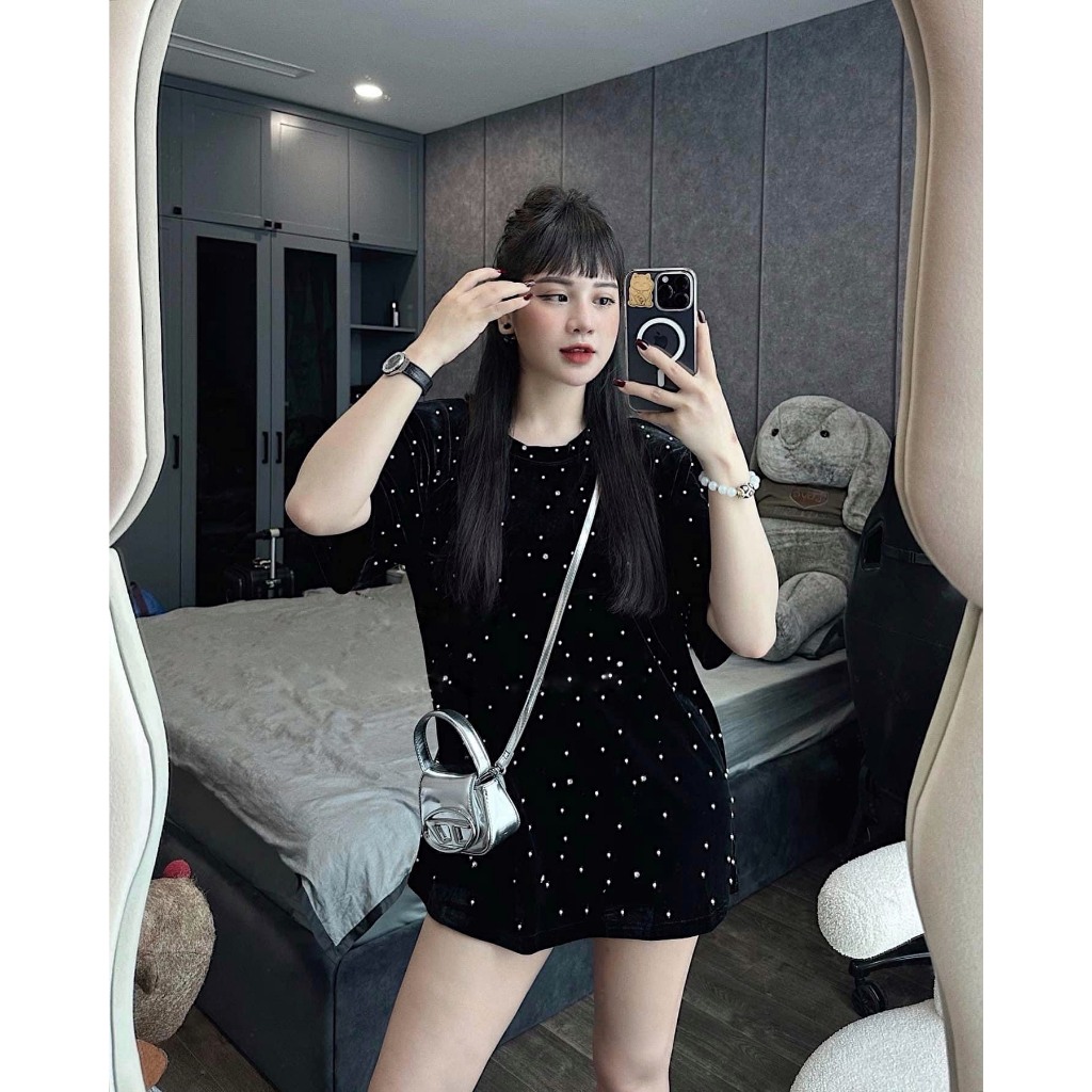 Ao thun nhung đá mã A2