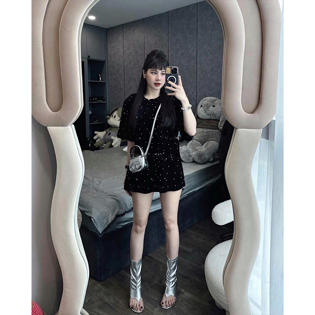 Ao thun nhung đá mã A2