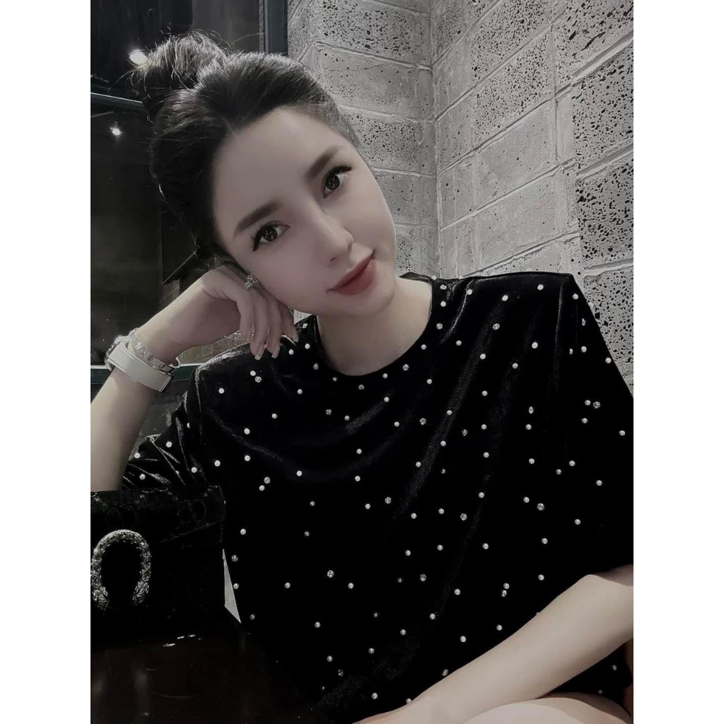 Ao thun nhung đá mã A2