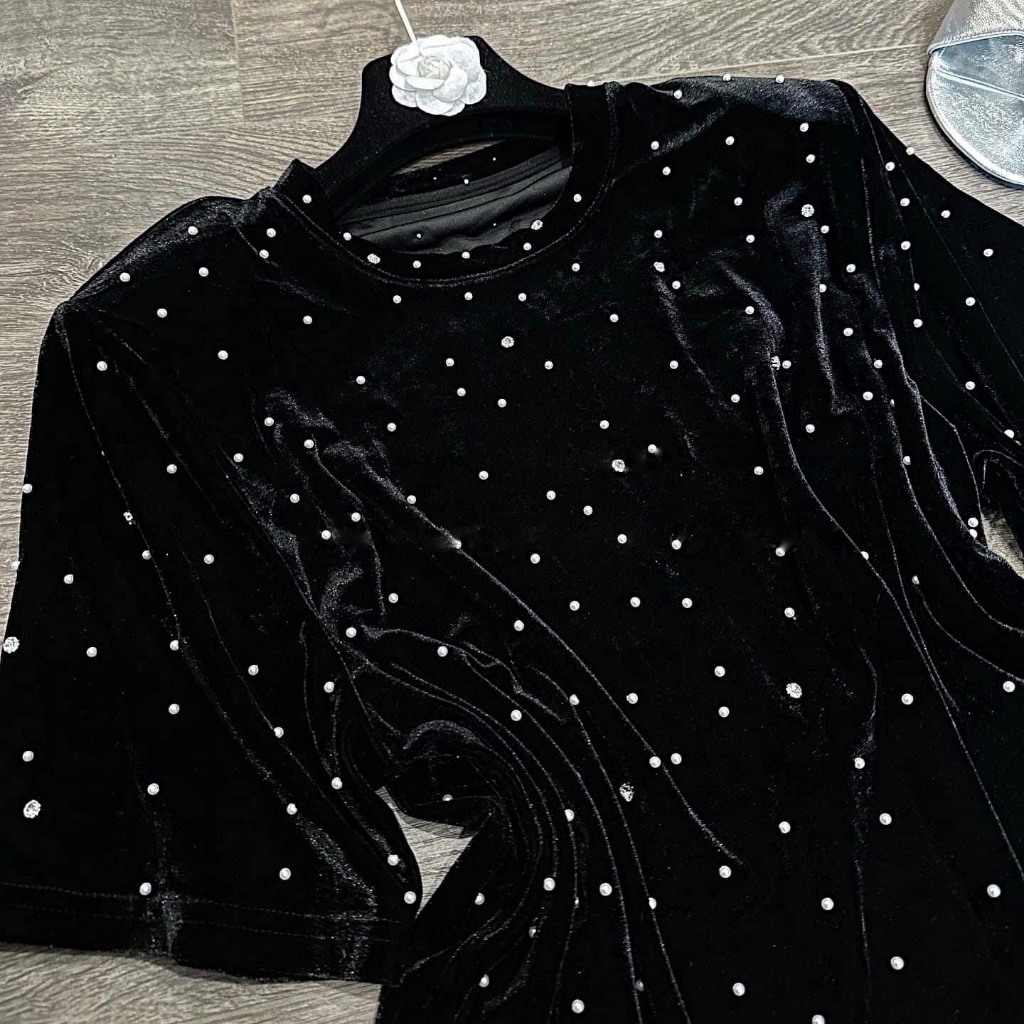 Ao thun nhung đá mã A2