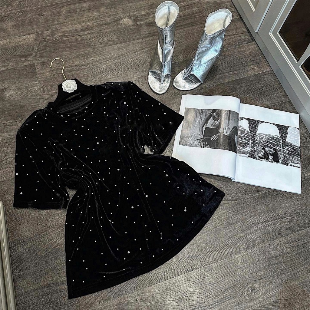 Ao thun nhung đá mã A2