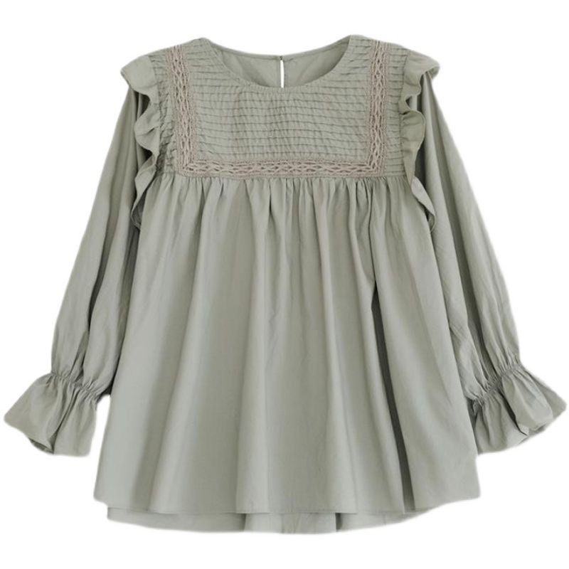 Áo bầu thời trang chất thô mềm thiết kế dài tay siêu đẹp cho mẹ bầu mặc mùa thu AD137