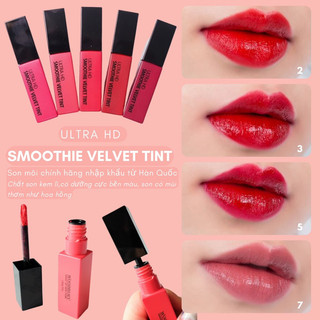 Son kem lì mịn Smoothie velvet tint Hàn quốc