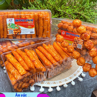 Bánh pò quẩy hộp đại ăn thả ga 🔥, đồ ăn vặt, ăn vặt tuổi thơ. bánh pò quẩy hộp lớn nhiều loại quẩy/xiên/viên/miếng 320gr