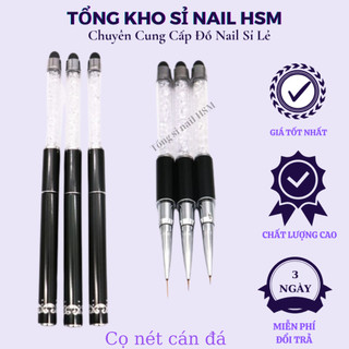 Cọ nét cán đá 7mm - 9mm - 11mm - phụ kiện nail hsm