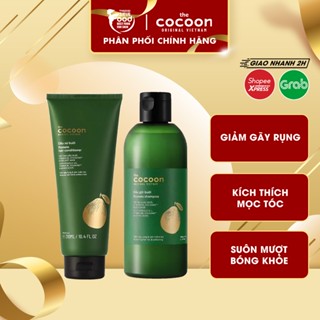 Dầu Gội - Xả Tinh Dầu Bưởi Giúp Giảm Gãy Rụng & Kích Thích Mọc Tóc The Cocoon Pomelo