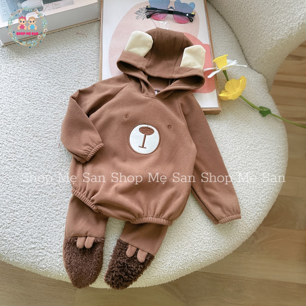 Bodysuit Cho Bé Gái, Bodysuit Cho Bé Trai  Chất Liệu Zip Lông Mềm Mịn, Phong Cách Hàn Quốc