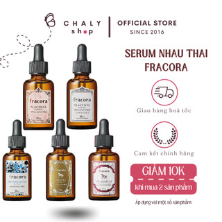 Tinh chất serum nhau thai dưỡng trắng sáng, mờ thâm, tái tạo da Fracora Nhật 15ml/ 30ml