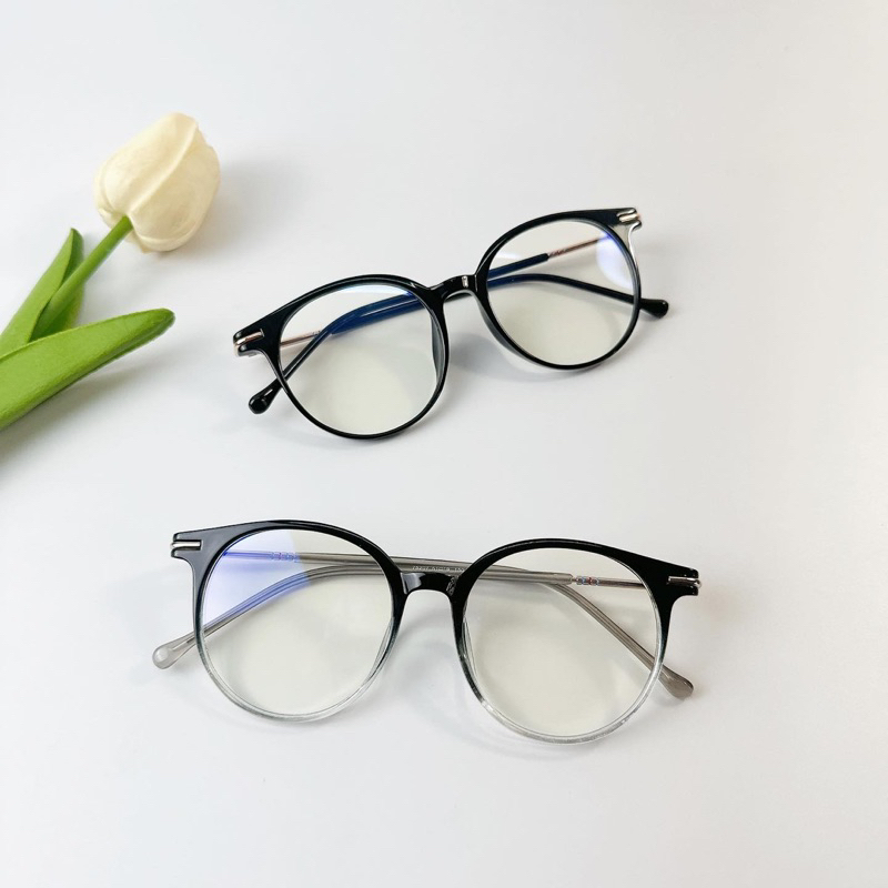 Gọng kính tròn hàn quốc nhựa dẻo cao cấp sgnew