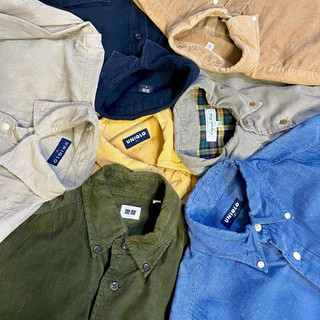 Sơ mi nhung tăm uniqlo - 2hand hiệu