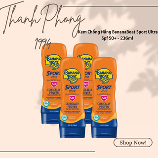 SẴN - DATE 1.2026 KEM VÀ XỊT CHỐNG NẮNG BANANA BOAT SPF50+
