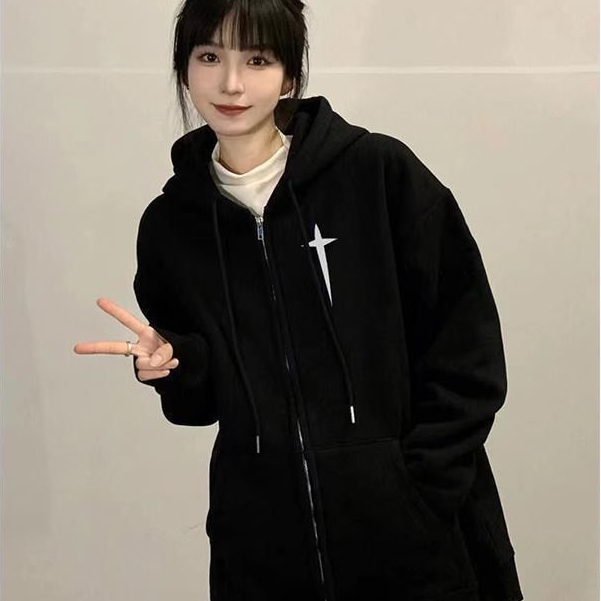 Áo khoác Hoodie Zip Nam Nữ Unisex Form To Breathye Chữ Thập Thêu Sắc Nét