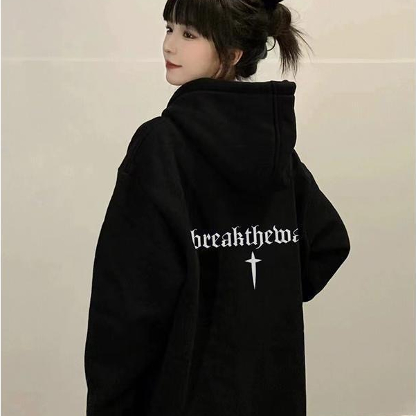 Áo khoác Hoodie Zip Nam Nữ Unisex Form To Breathye Chữ Thập Thêu Sắc Nét