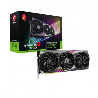 Card màn hình msi rtx 4070 gaming x trio 12g