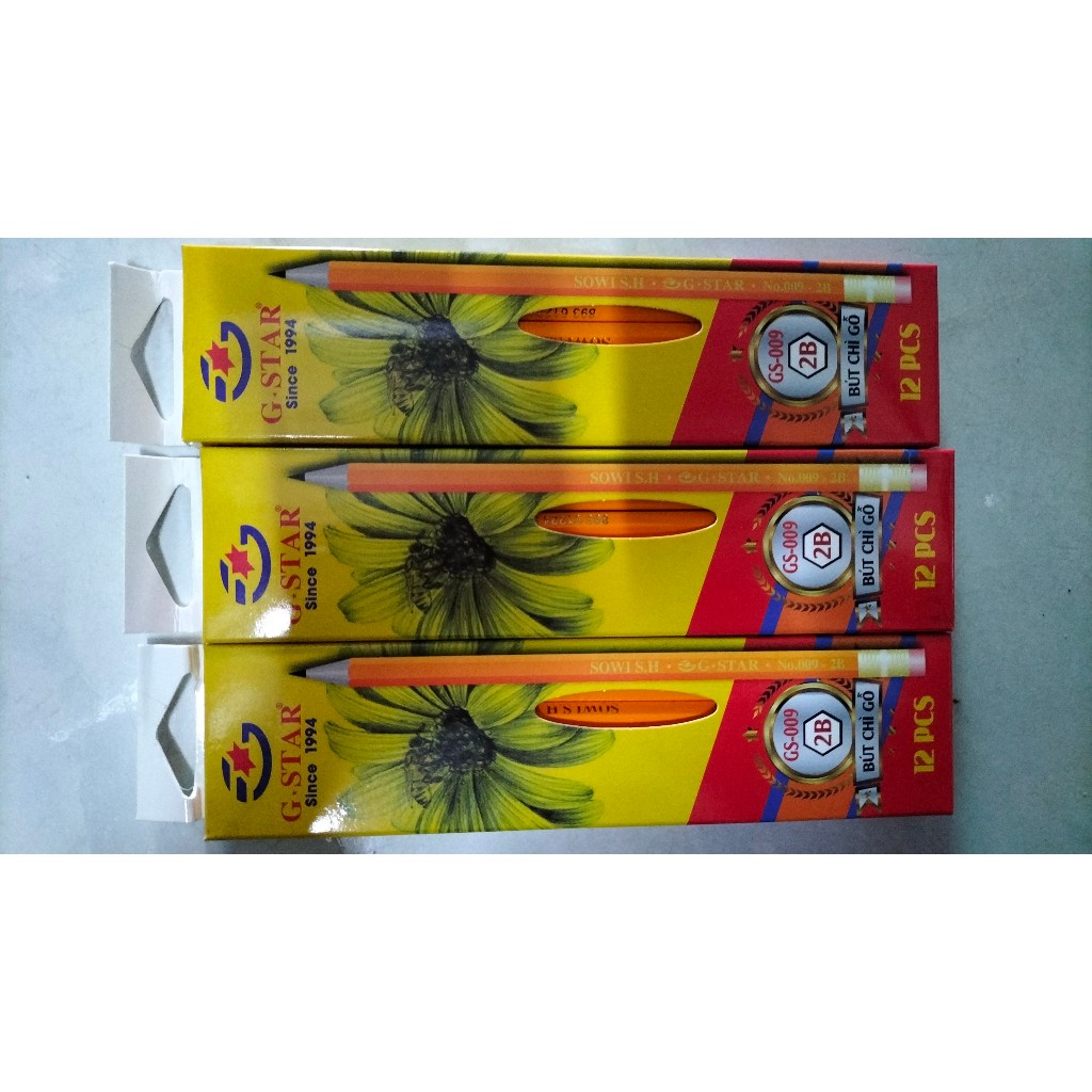 Bút Chì G-Star MMM H2B (12 cây)