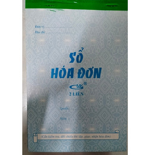 Sổ hóa đơn 1 liên, 2 liên