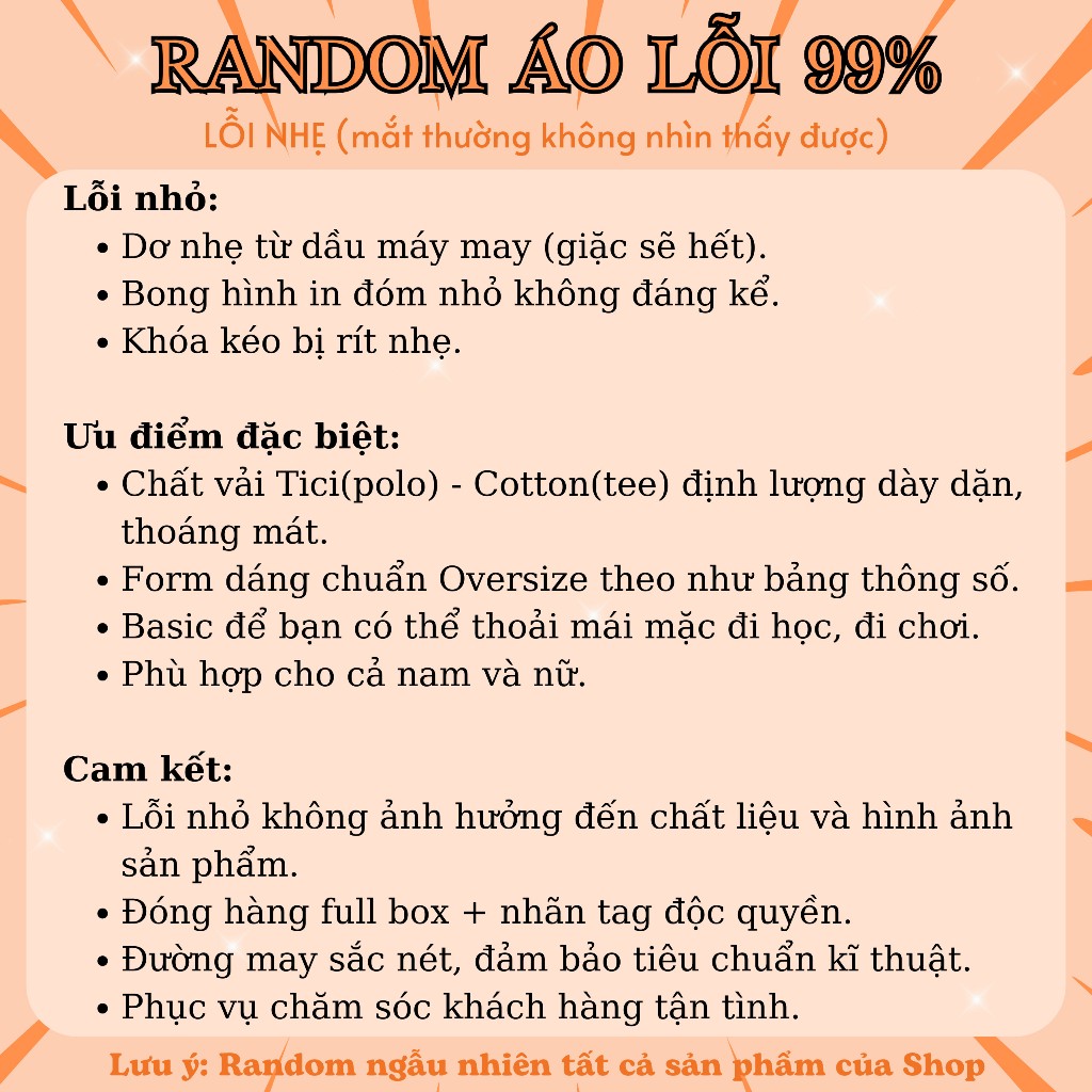 Áo Random New 99% Tất Cả Các Mẫu Đều Chính Hãng FULL BOX - PK07