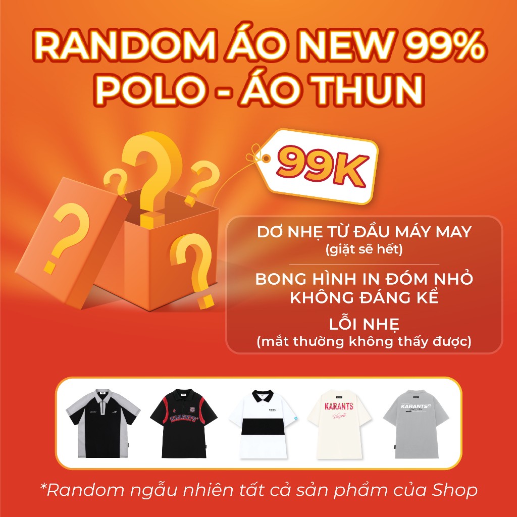 Áo Random New 99% Tất Cả Các Mẫu Đều Chính Hãng FULL BOX - PK07
