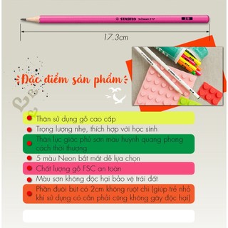 Bộ 3 bút chì STABILO Schwan 317