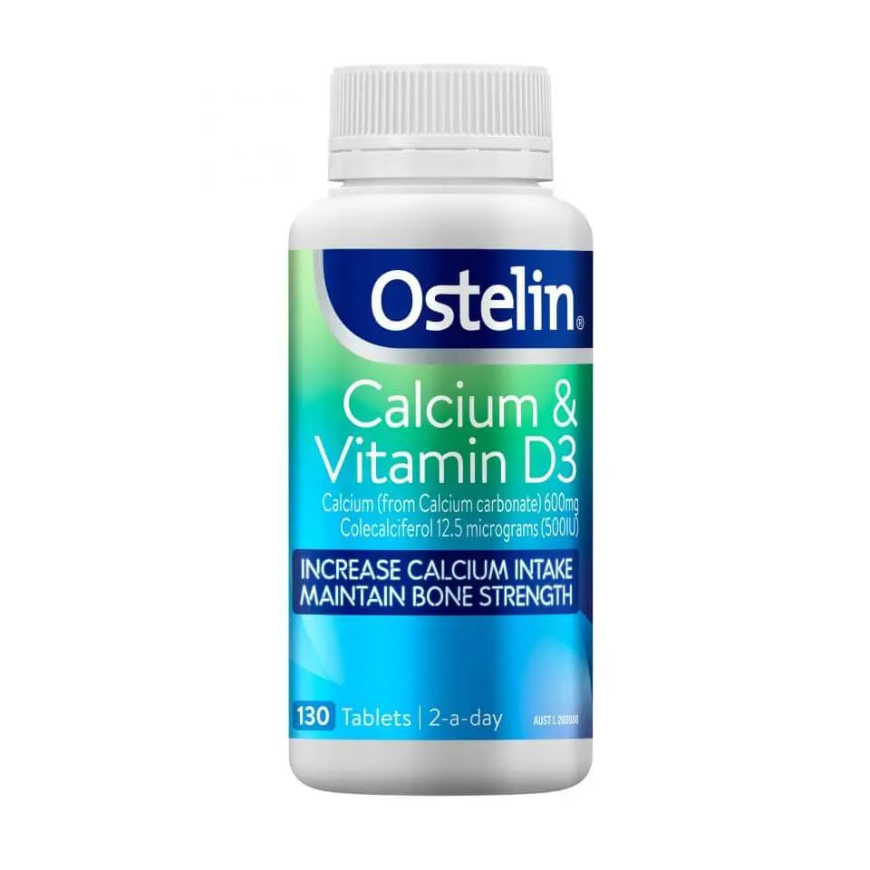 Canxi bầu Ostelin Úc bổ sung Calcium & Vitamin D3 130 viên