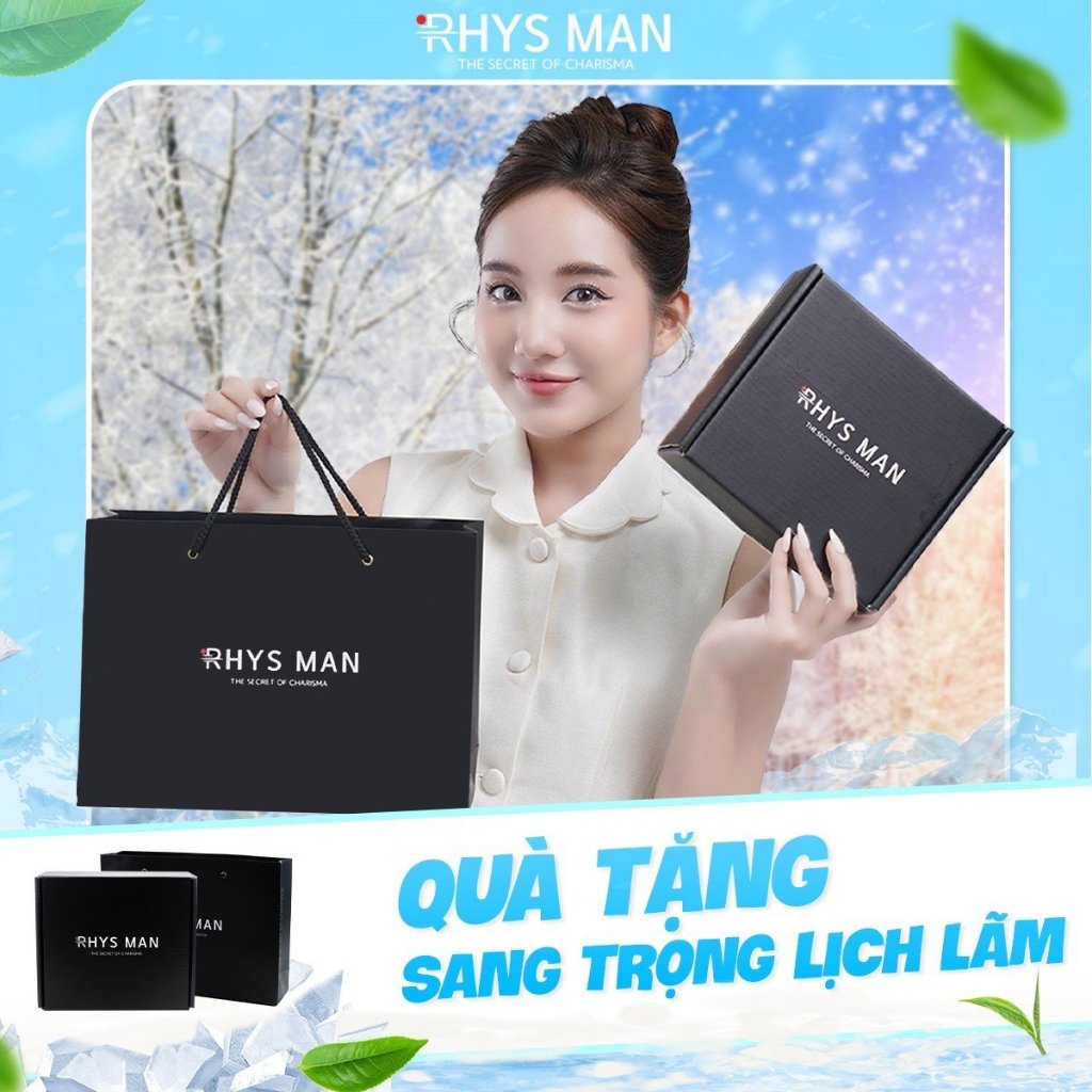 Bộ Quà Tặng Nam - Sữa tắm gội nam Rhys Legend hương nước hoa 350 ml & Sữa rửa mặt nam Rhys Coconut Fresh 100ml