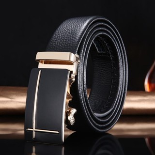 Thắt lưng nam Classic da cao cấp khoá cài kim loại tự động sang trọng TL63
