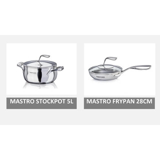 Nồi 5l, chảo 28cm mastro tupperware