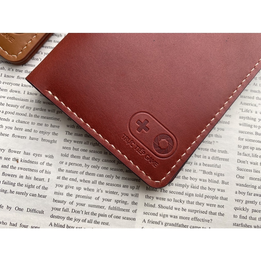 Ví Da Nam Cao Cấp Dáng Đứng Trực Tiếp Game, Bóp Nam Da Bò Thật Chính Hãng - TTG SHOP