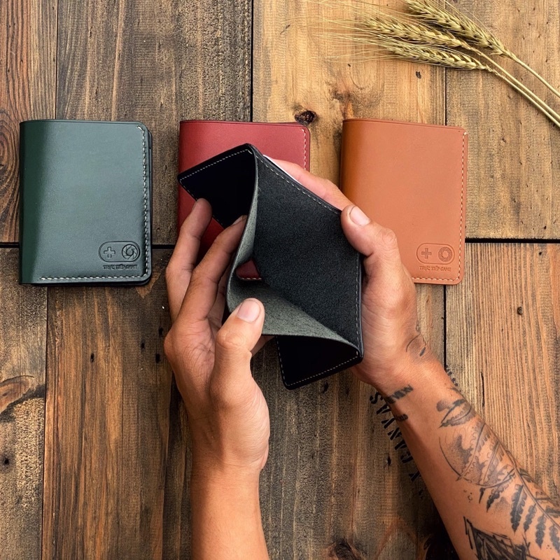 Ví Da Nam Cao Cấp Dáng Đứng Trực Tiếp Game, Bóp Nam Da Bò Thật Chính Hãng - TTG SHOP